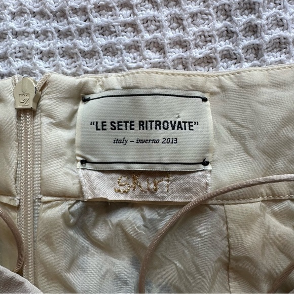 Forte Forte Le Sete Ritrovate 100% silk skirt women’s size small made in Italy - Picture 8 of 11